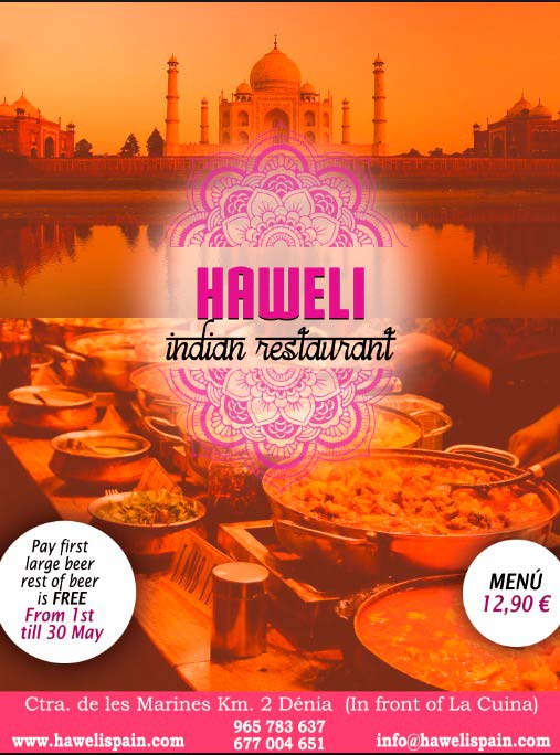 Menú Indian Restaurant Haweli