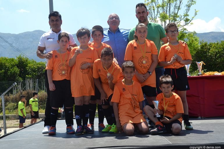 Montgó tercer clasificado Benjamín