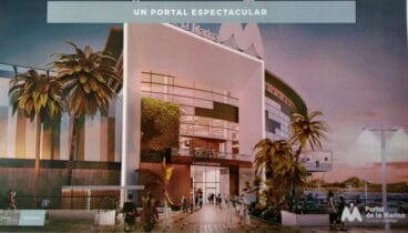 Nueva entrada al centro comercial Portal de la Marina