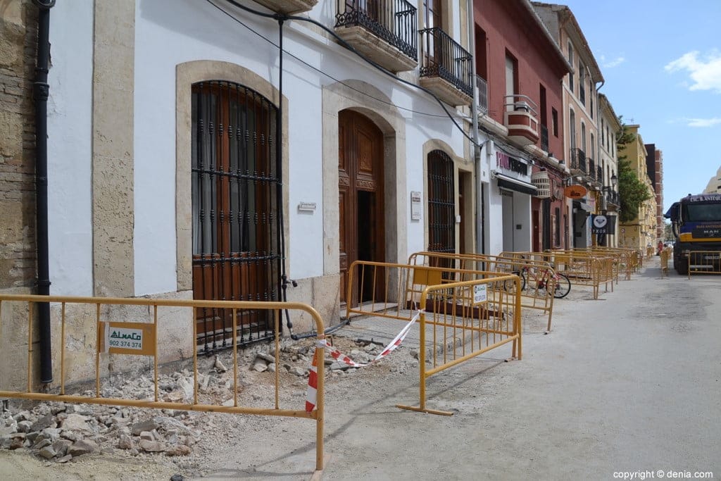 obras en la calle la mar 1