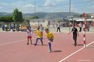 Partido benjamín Paidos contra la selección