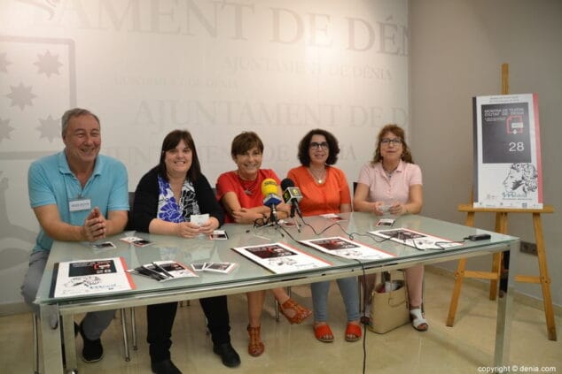 presentacion de la 28 mostra de teatre ciutat de denia