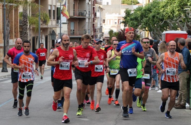 Rafa Salort en la carrera de Pego