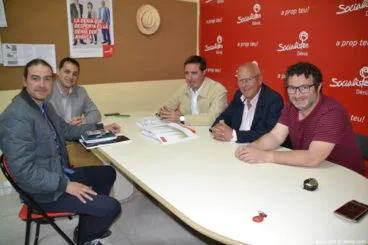 Reunión de los socialistas en Dénia