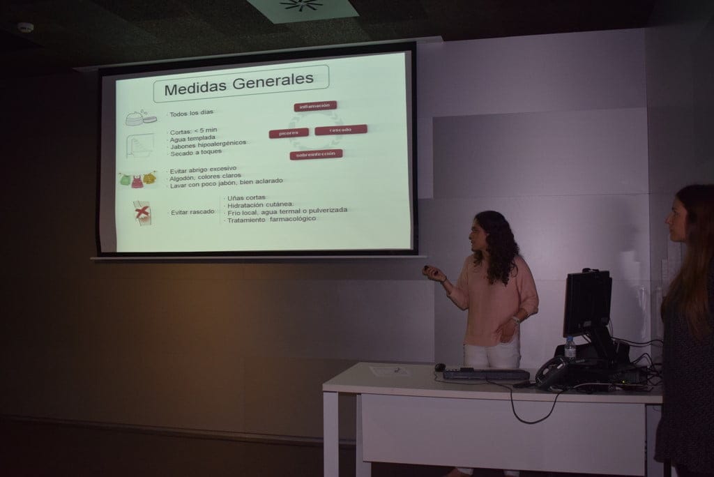 sesion de formacion en dermatitis atopica pediatrica