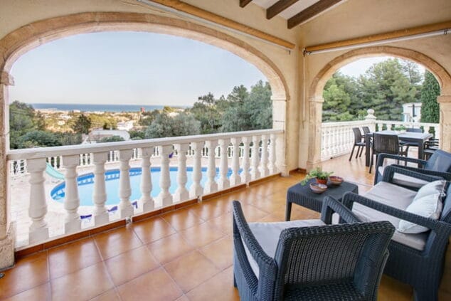 terraza techada vacation villas