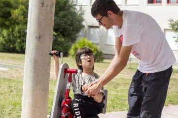 Usuarios de la Escuela Municipal de Deporte Adaptado