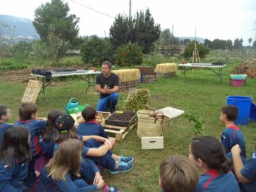 visita de escolares al hort obert de denia