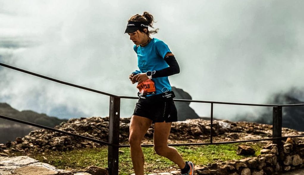 aida perez durante una prueba