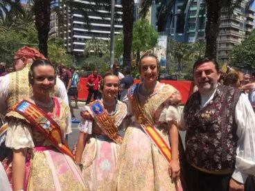 amparo petrie en la mascleta de alicante