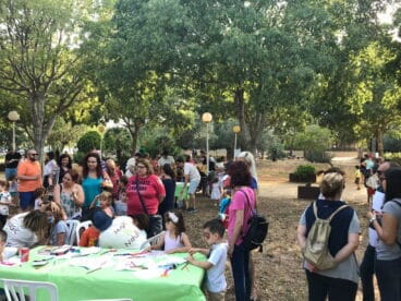 Asistentes a los talleres para la biodiversidad en Dénia