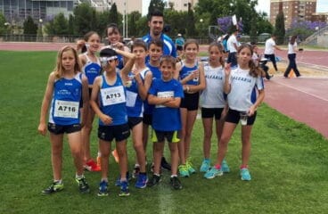 atletas alevines en el campeonato provincial