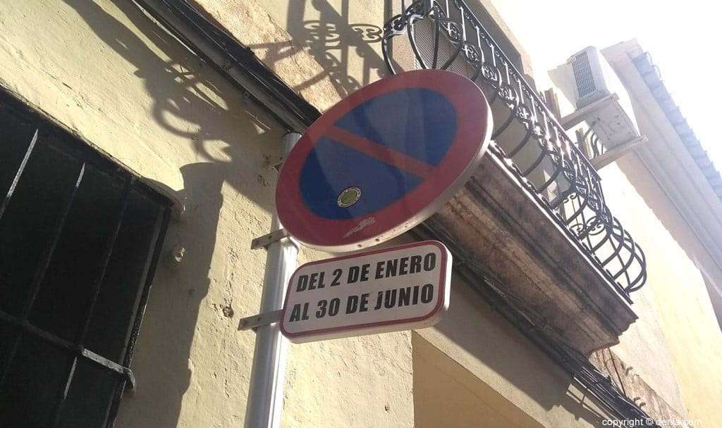 Este domingo, 1 de julio, cambia el lado de estacionamiento en varias calles dianenses 1 cambio de estacionamiento en calles de denia