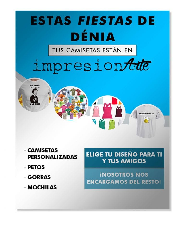 Camisetas de fiestas Impresionarte