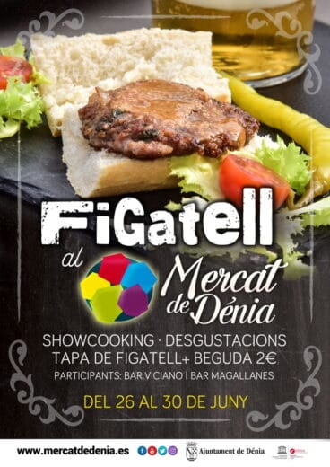 Campaña de promoción del figatell en el Mercat de Dénia