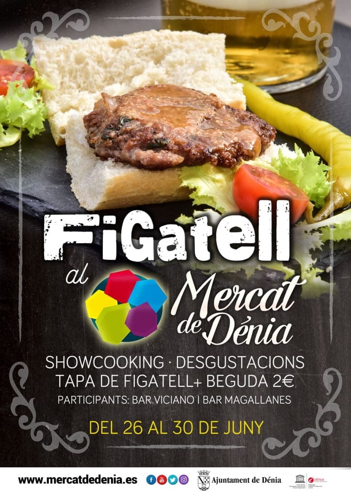 campana de promocion del figatell en el mercat de denia