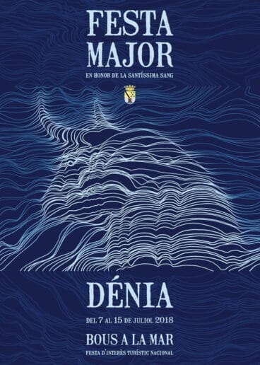Cartel Fiestas Mayores Dénia 2018