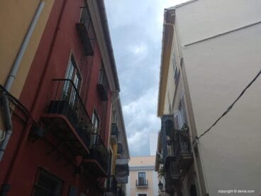 cielos cubiertos en denia