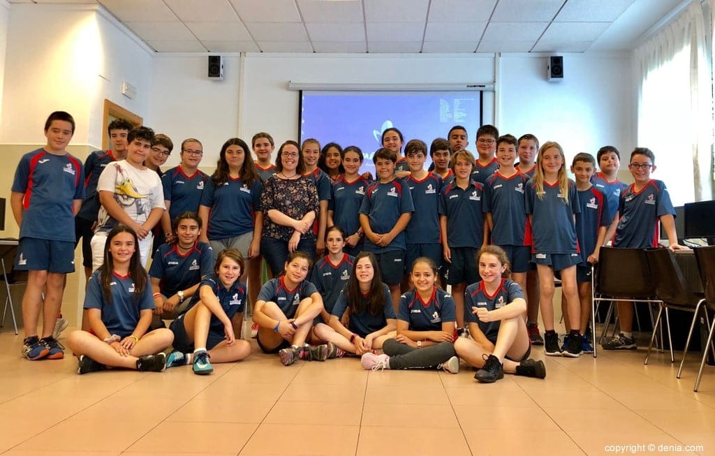 clase de periodismo digital en el colegio maristas