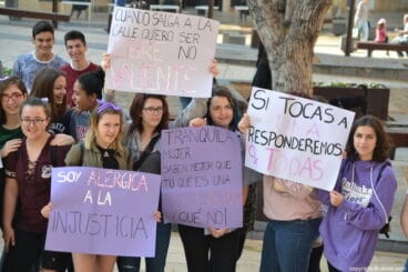 Concentración contra La Manada