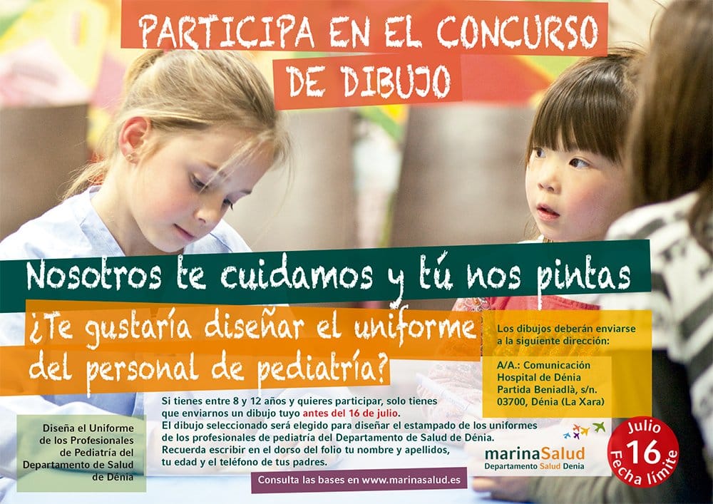 concurso de dibujo para disenar los uniformes de pediatria
