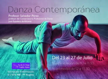curso de danza contemporanea en la escola de dansa maangeles signes