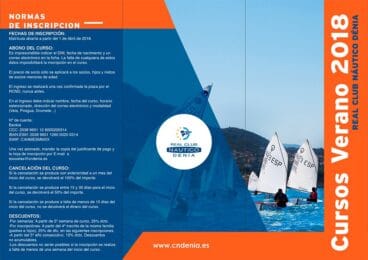 Cursos Verano 2018 Club Náutico