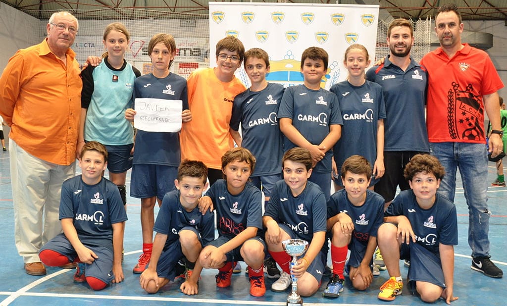 equipo maristas campeon alevin