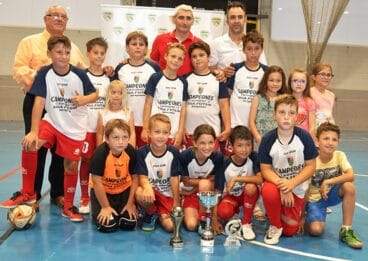 equipo paidos a benjamin campeon del torneo y maximo goleador