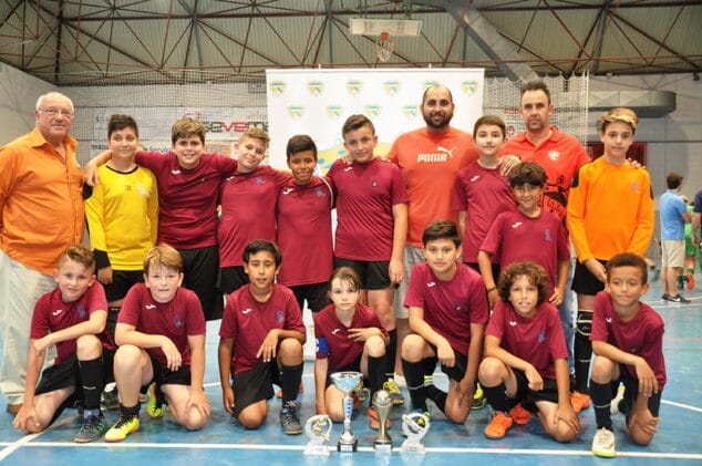 equipo pou subcampeon alevin