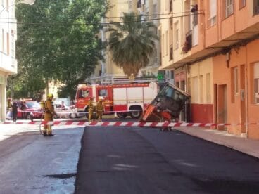 Escape de gas en la calle Lepanto