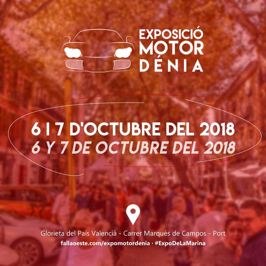 exposicion del motor denia 2018