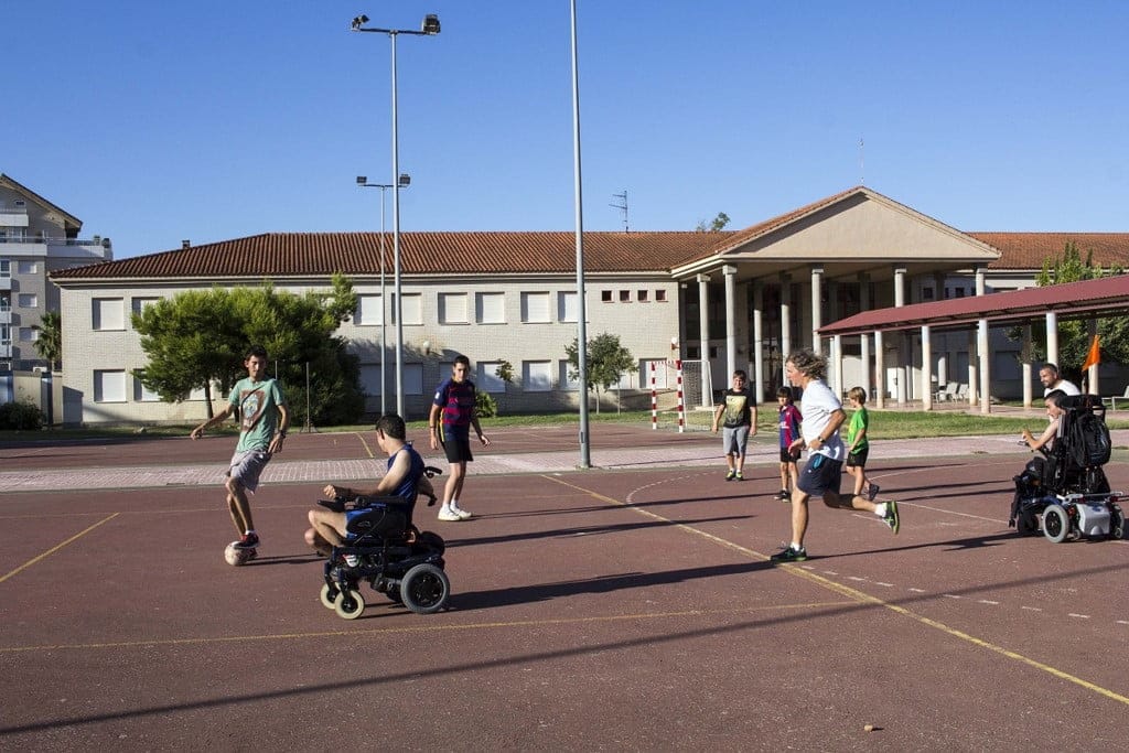 futbol adaptado en condenados al bordillo