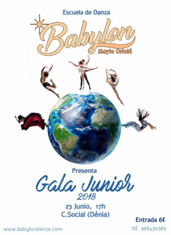 Ya a la venta las entradas para las galas de fin de curso de la Escuela de Danza Babylon 1 gala junior babylon 2018 1