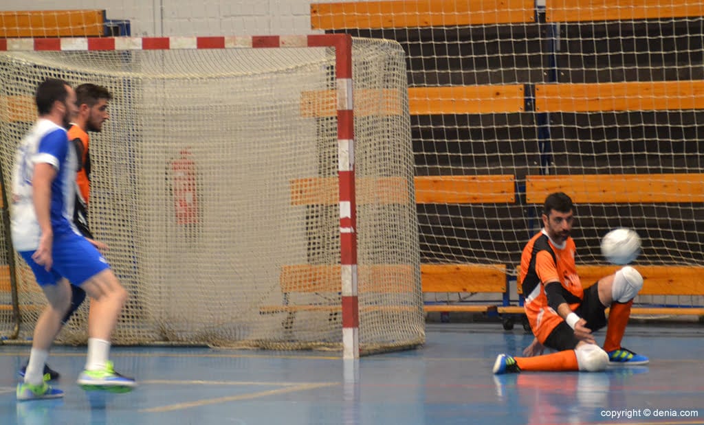 gran parada del portero del p