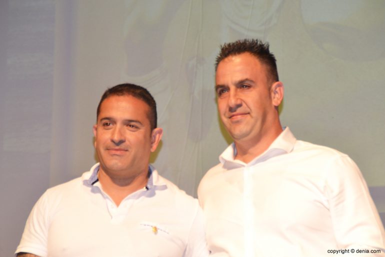 Javier Rodríguez con Alberto Portillo