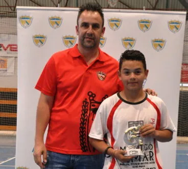 Juan Esteban Lozano máximo goleador infantil