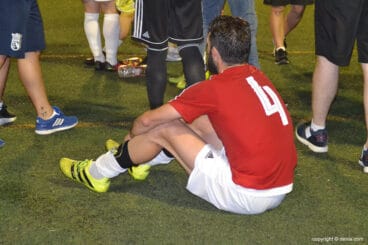 Keko antes del lanzamiento de penalties