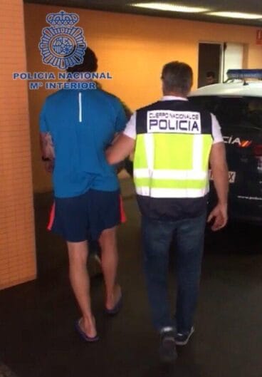 La Policía Nacional detiene en Xàbia a un británico por agresión