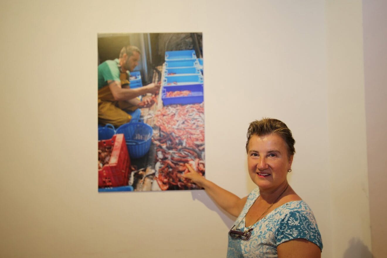 Lola Masanet en el casal de Baix la Mar