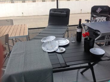 Mesas y cubertería Carvisa