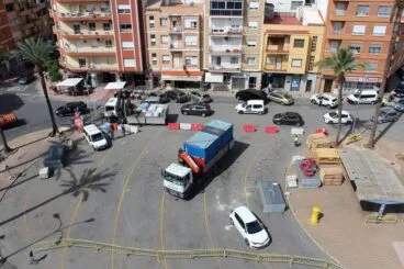 obras en la plaza archiduque carlo
