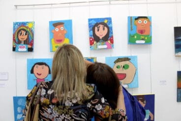 obras expuestas en el fin de curso de llunatics y dinamics