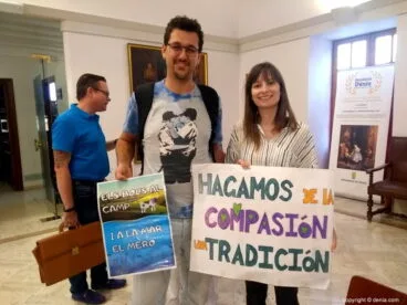 organizadores del debate sobre los bous a la mar