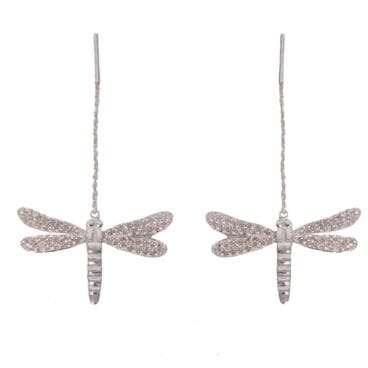 Pendientes de plata Libelula Qvilat
