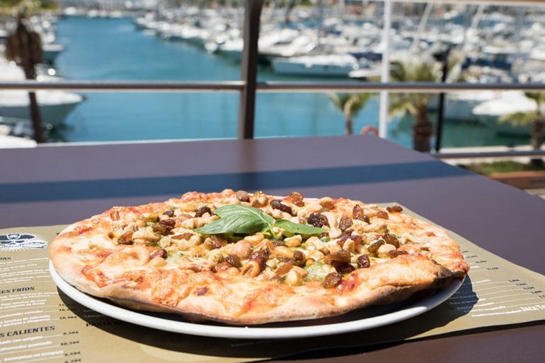 Pizza frutos secos El Viejo Jack