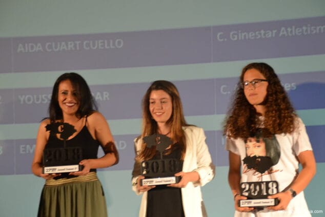 podio juvenil chicas