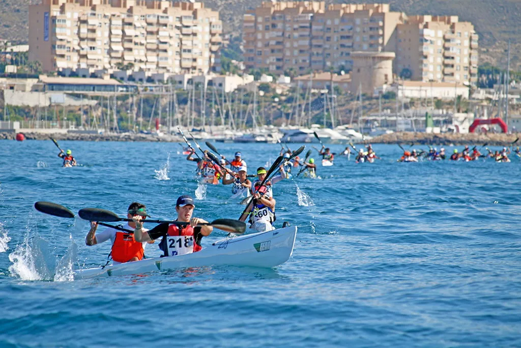 La cuarta jornada de la Liga Autonómica de Kayak fue muy exitosa para los palistas del Real Club Náutico Dénia 3 regata en aguas de campello