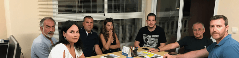 Reunión de comerciantes en Dénia