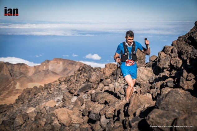 rodri camino en pleno esfuerzo